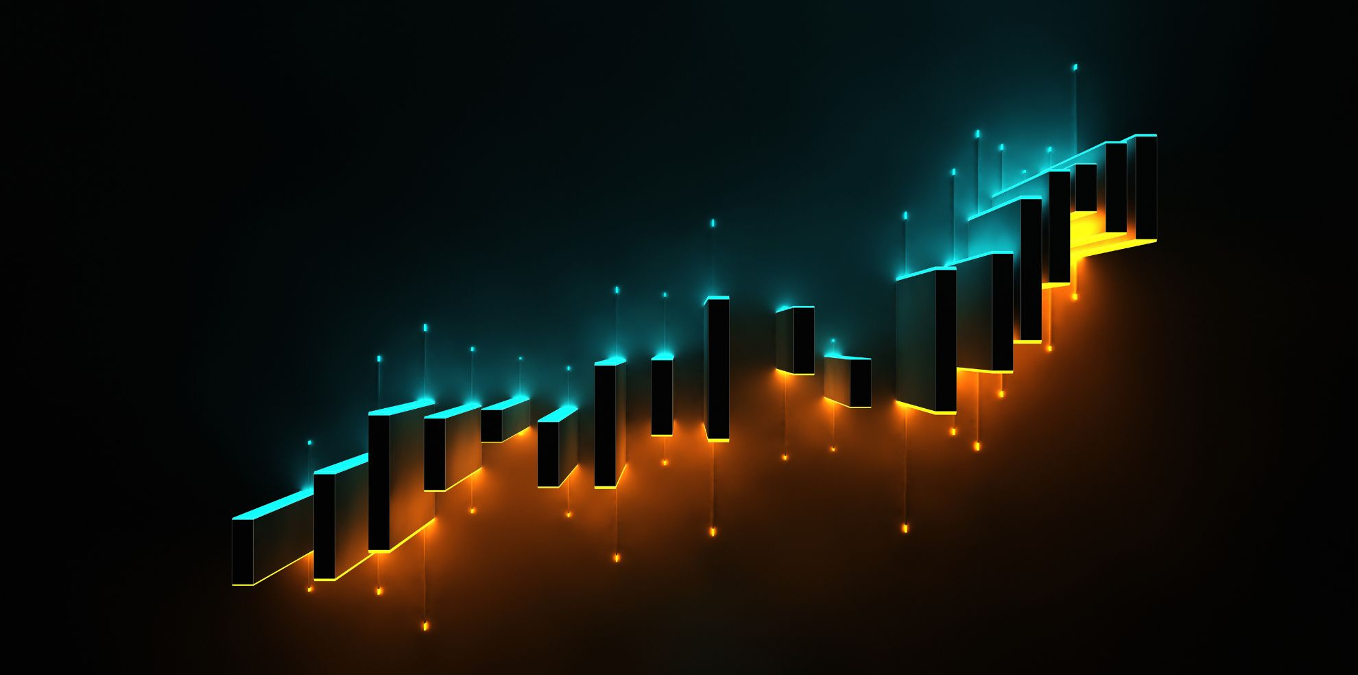 Step-by-step AI project roadmap with icons showing planning, data, deployment, and scaling
